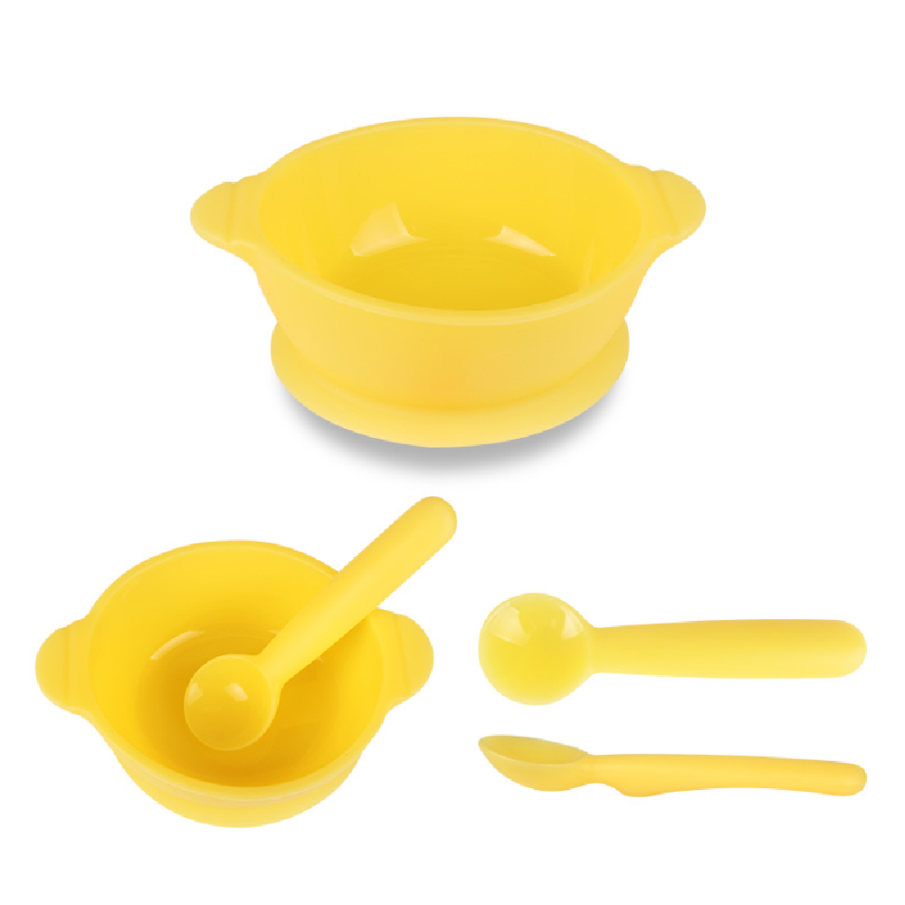 Bebelock Silicon Bowl & Spoon Set