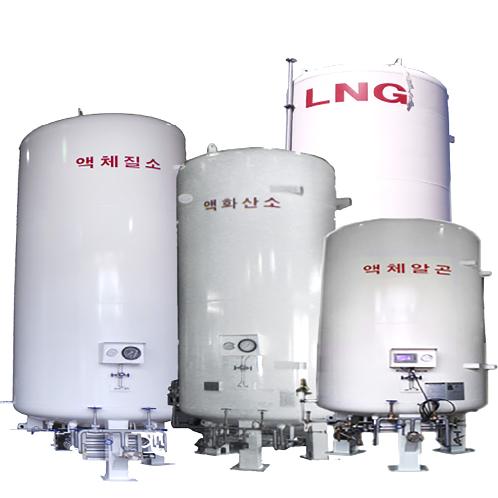 Cryogenic Storage Tank (Diameter : 1250~2400mm / Height : 5428~12808mm) for storage