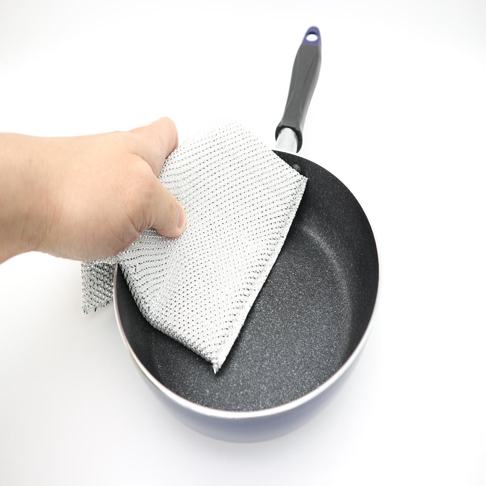 Jumbo Lurex Silver Sponge