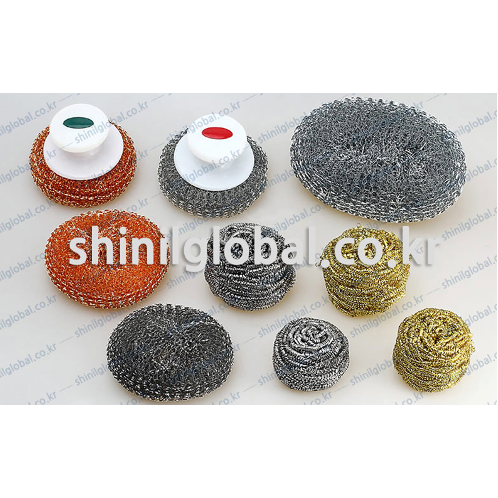 Steel wool sponge for kitchen