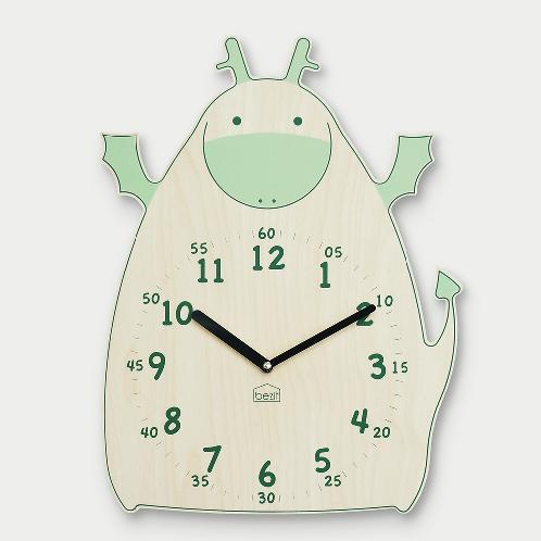 Hopeful Dragon non-ticking Silent Wall Clock