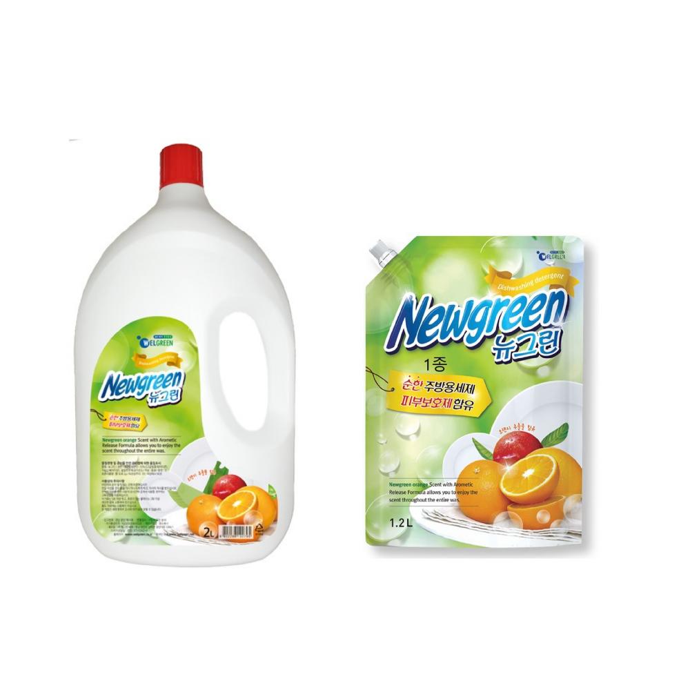 New Green Dishwashing Liquid