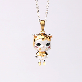 detail image1 Raincoat Cat pendant