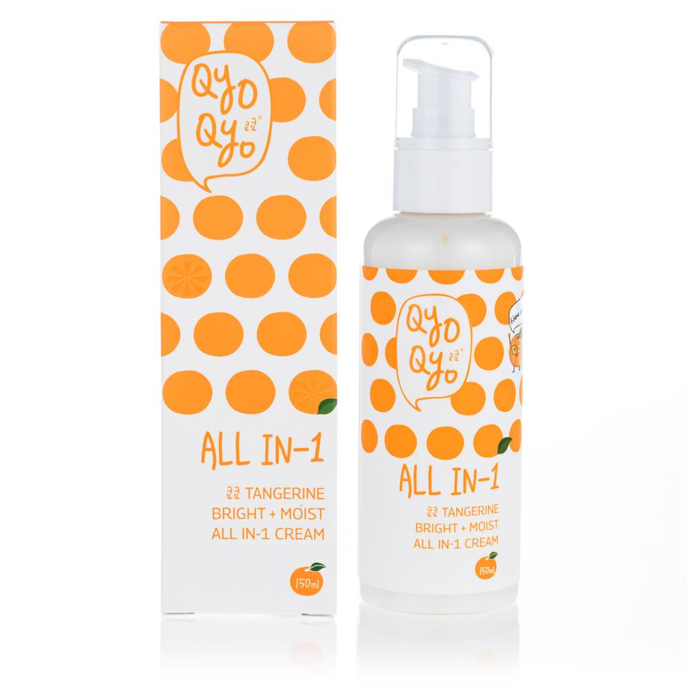 Qyo Qyo Tangerine ALL-IN-ONE CREAM & FOAM CLEANSER gift set