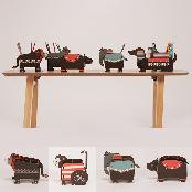 HIZOO Zoo Box Pencil Makeup Brush Pen Holder