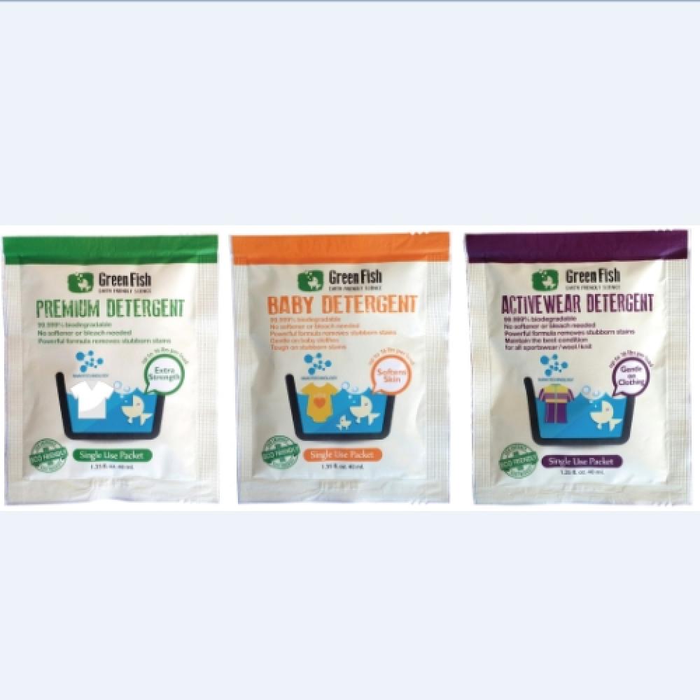 Green Fish outdoor Single Use Packets detergent