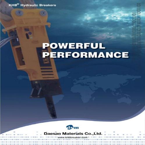 Hydraulic Rock Breaker, KHB1, KHB2, KHB3, KHB4, KHB5, KHB6, KHB15, KHB20, KHB30, KHB40