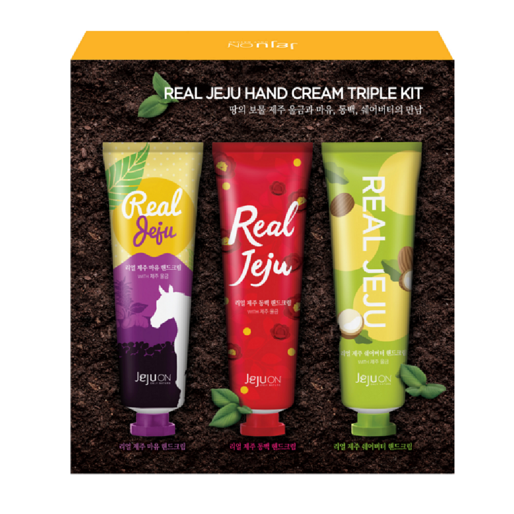 Real Jeju Hand Cream Triple Kit