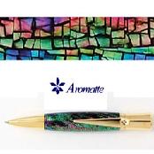 [ARTTE] mother-of-pearl lacquer ballpoint pen + pen case (mosaic 2)