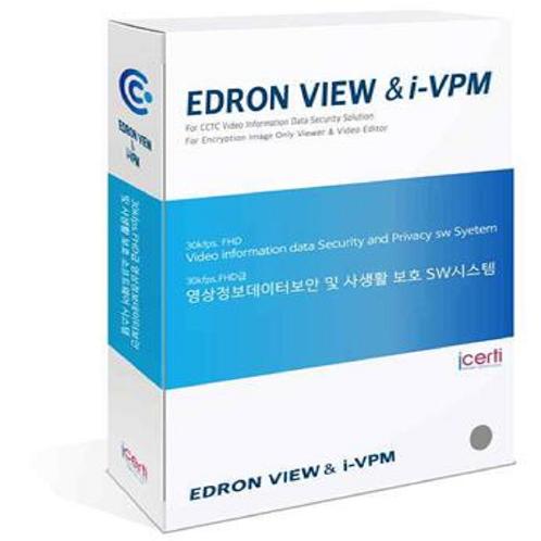 EDRON-VIEW&I-VPM (영상보안) | video security, software, EDRON-VIEW&I-VPM, 영상데이터보안,KCMVP
