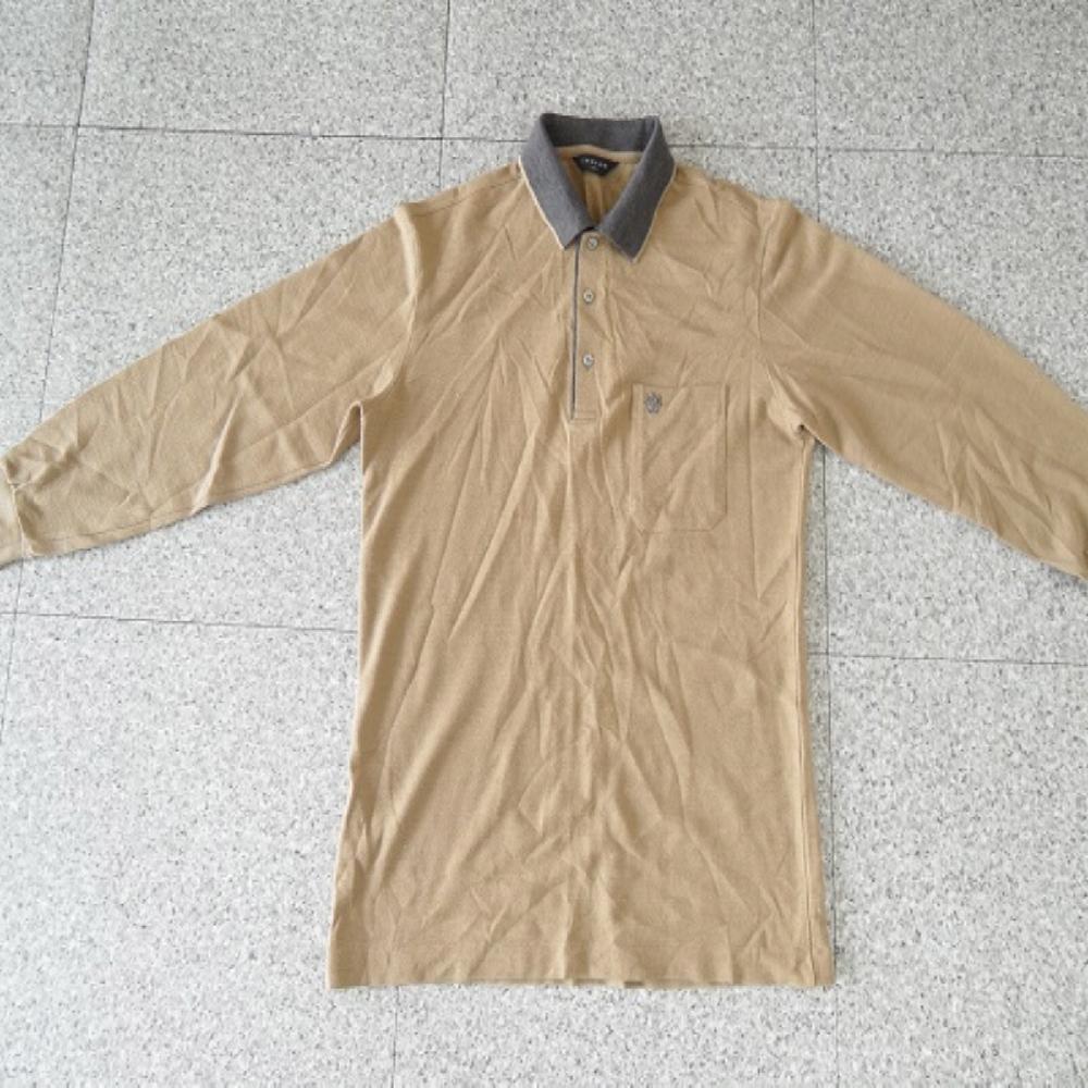 Men's Long Sleeve 3-Button Polo T-Shirts, Used Clothing