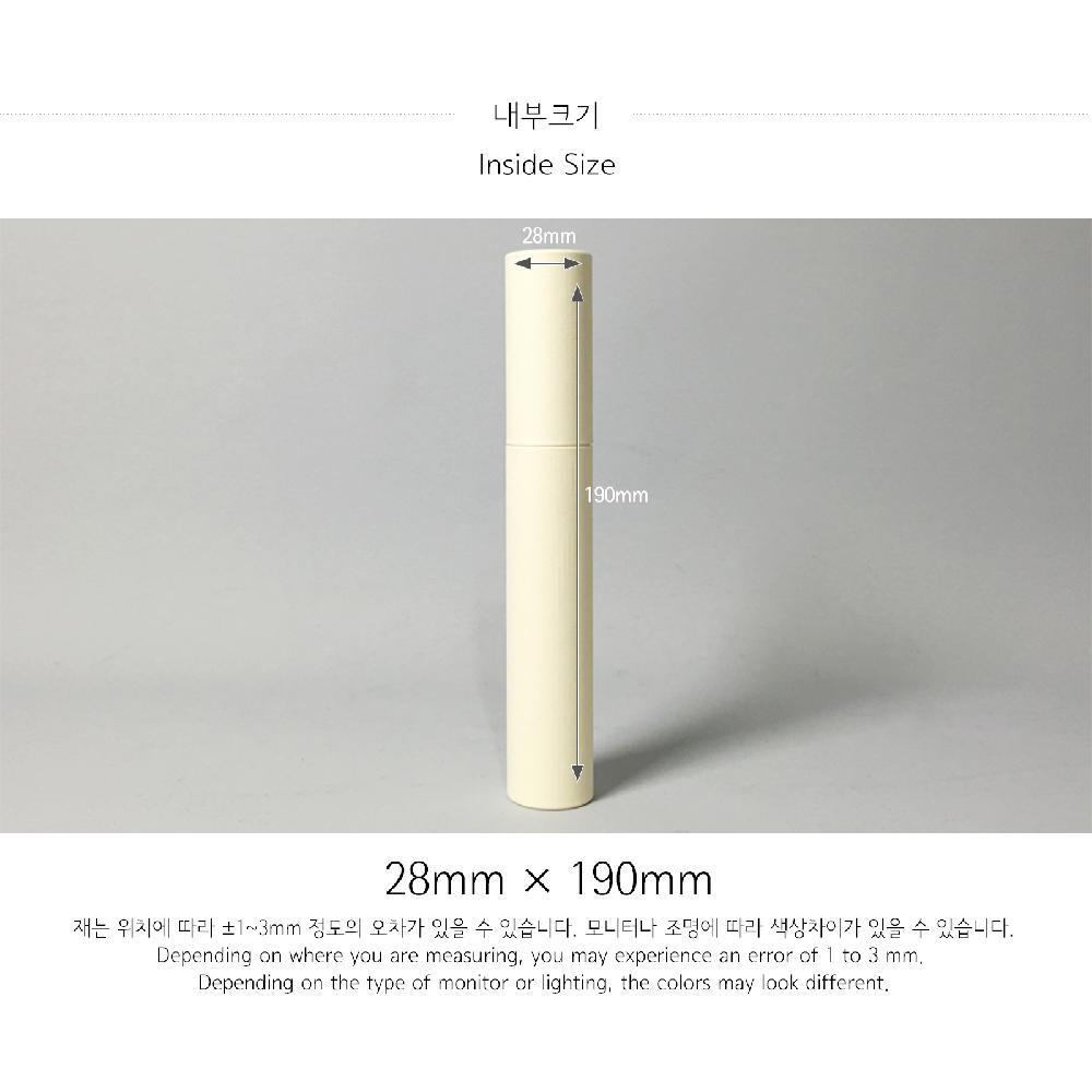 Paper tube 30-L(White)_Pencil Brush Tabacco Packing Box Cylinder Gift Box Wrapping Supplies