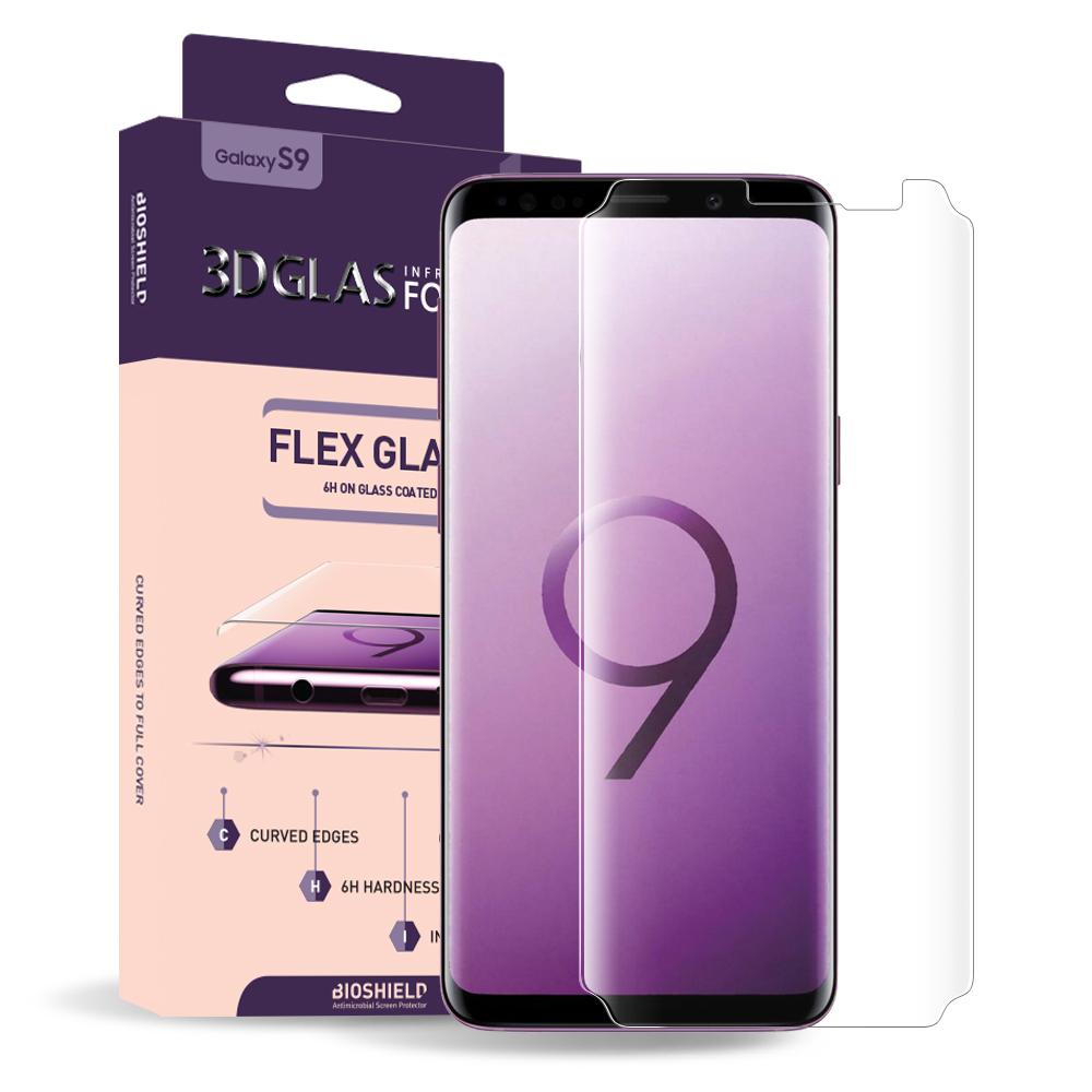 Full coverage high hardness (6H) 3D forming glass screen protector for curved devices (Galaxy S9/S9+