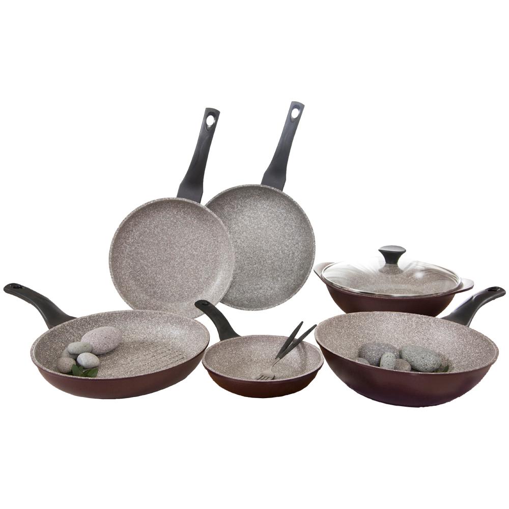 3D Titanium Stone Frying Pan