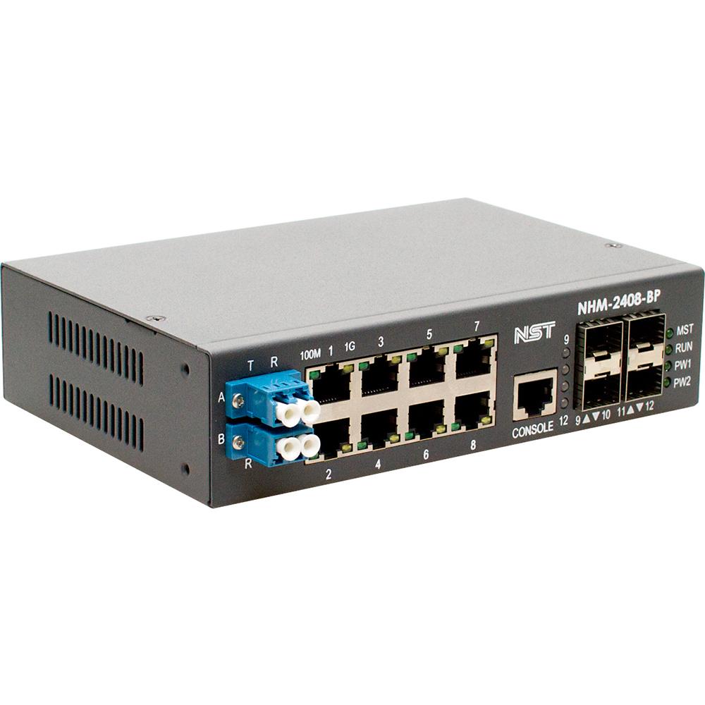 NHM-2408BP designed for use in harsh environments and to build reliable and secure network