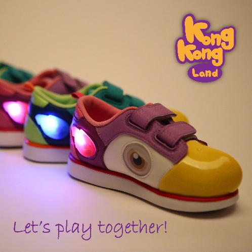 Animation content based Perry Character Shoes with LED light