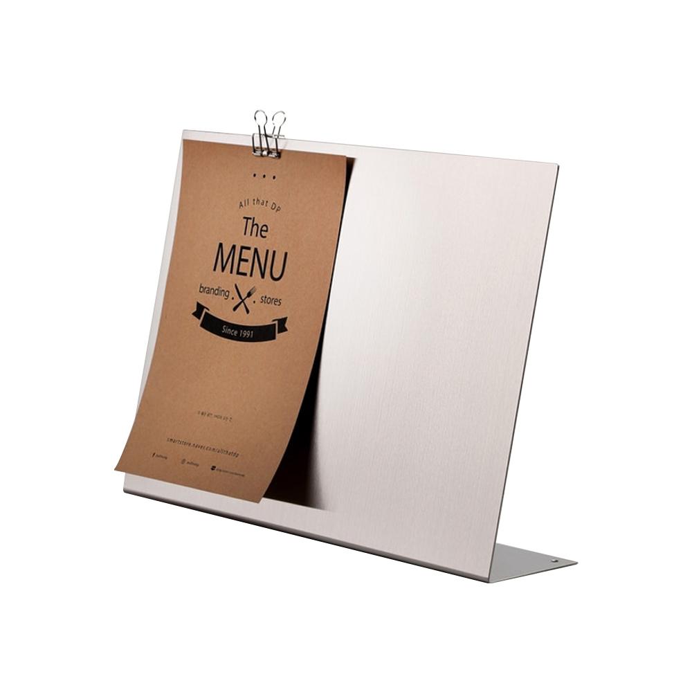BONES A3 A4 Stand POP Metal Menu Pad for Shops/ Offices/ Restaurants/ Cafes