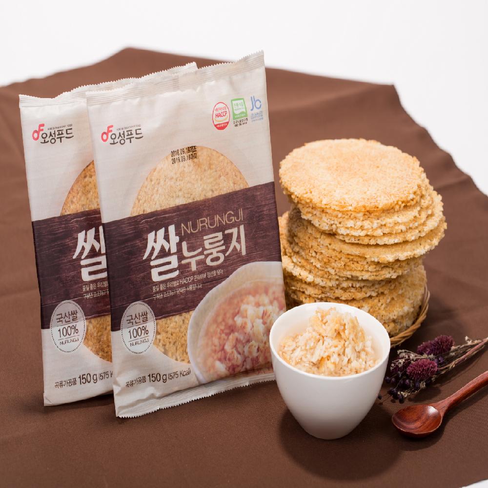 Rice Nurungji Full Sheet Scorched Rice Chip Soup Korean Traditional Healthy Crispy Snack Crunchy Bur