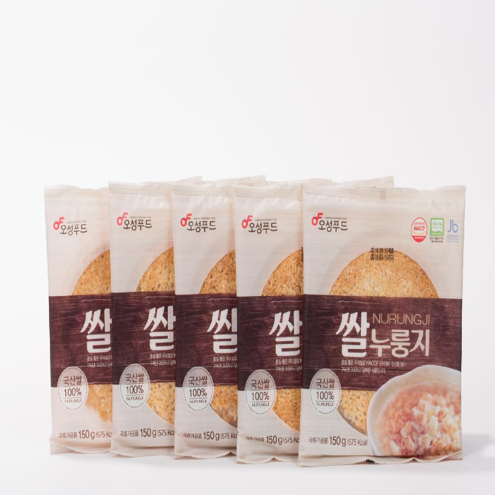 Rice Nurungji Full Sheet Scorched Rice Chip Soup Korean Traditional Healthy Crispy Snack Crunchy Bur