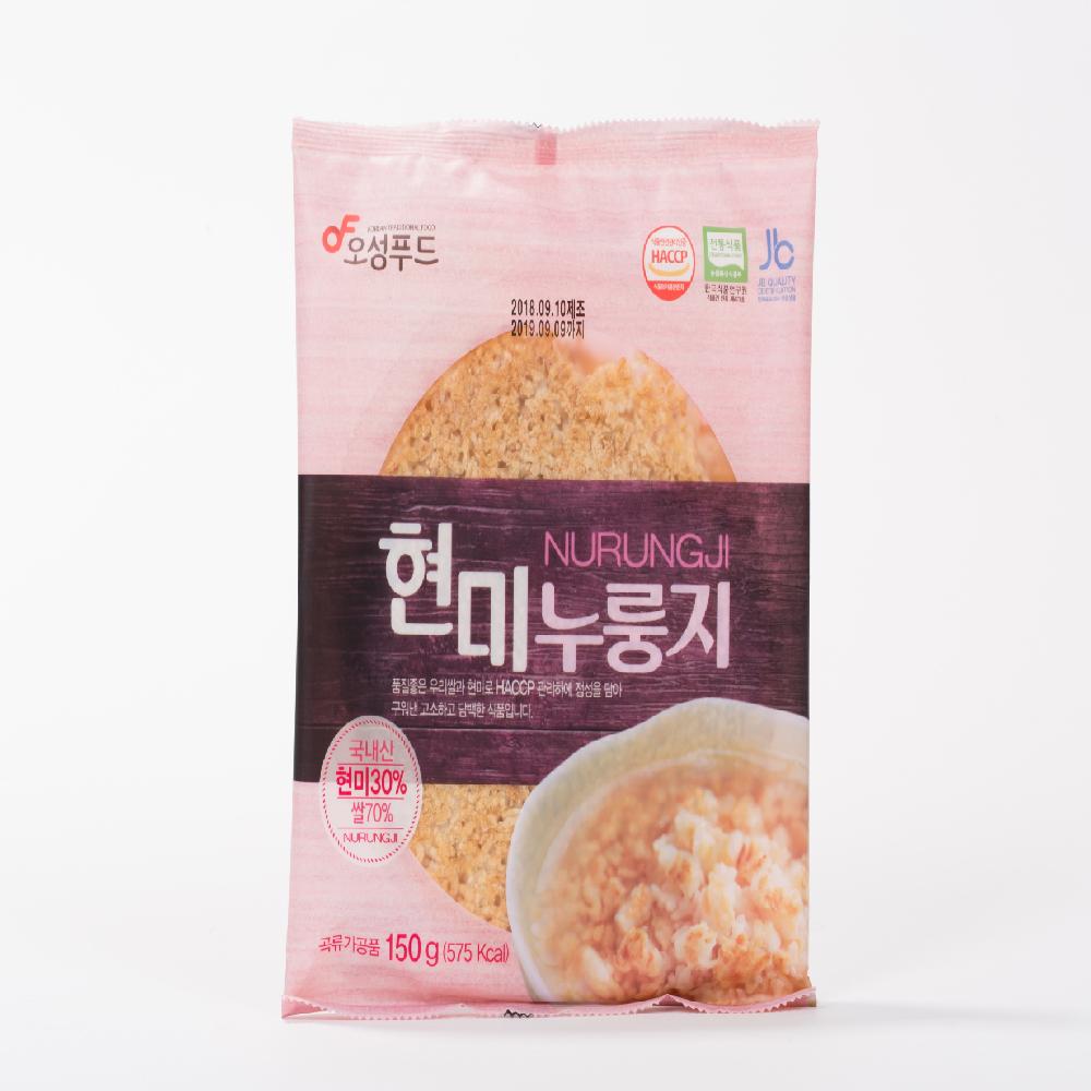 Brown Rice Nurungji Full Sheet Scorched Rice Chip Soup Korean Traditional Healthy Crispy Snack Crunc