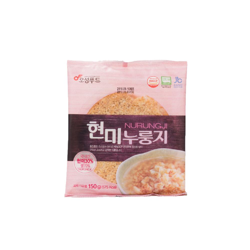 Brown Rice Nurungji Full Sheet Scorched Rice Chip Soup Korean Traditional Healthy Crispy Snack Crunc
