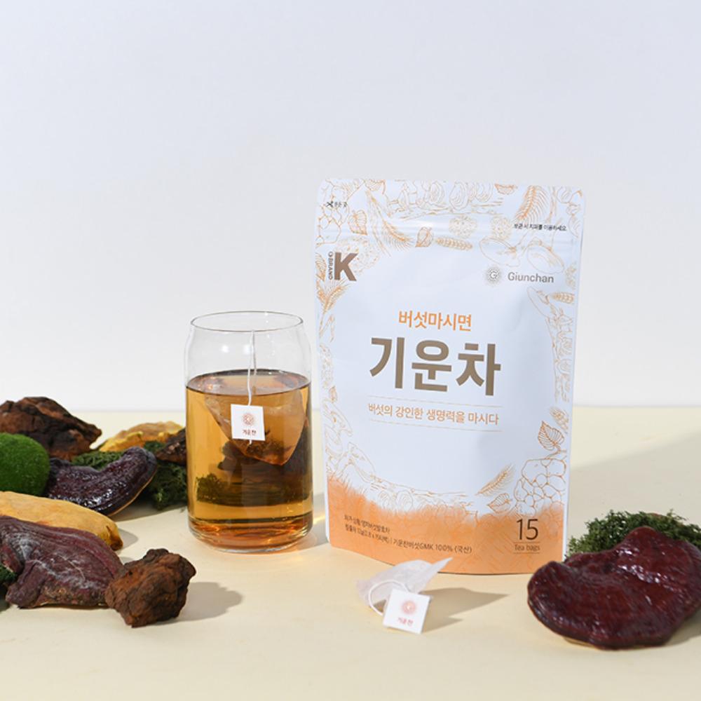 Giunchan Tea : Mushroom fermented Tea