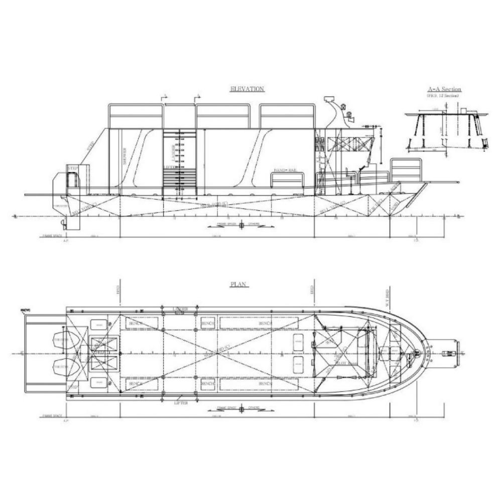 Aluminium Leisure boat  -  3.7 Ton Leisure Boat