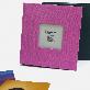 detail image4 Fabric Frame Cover Photo Album 1UP, 5x7 50 Pockets (Violet)