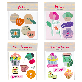 full image Deco Stickers 4Types, Set of 20