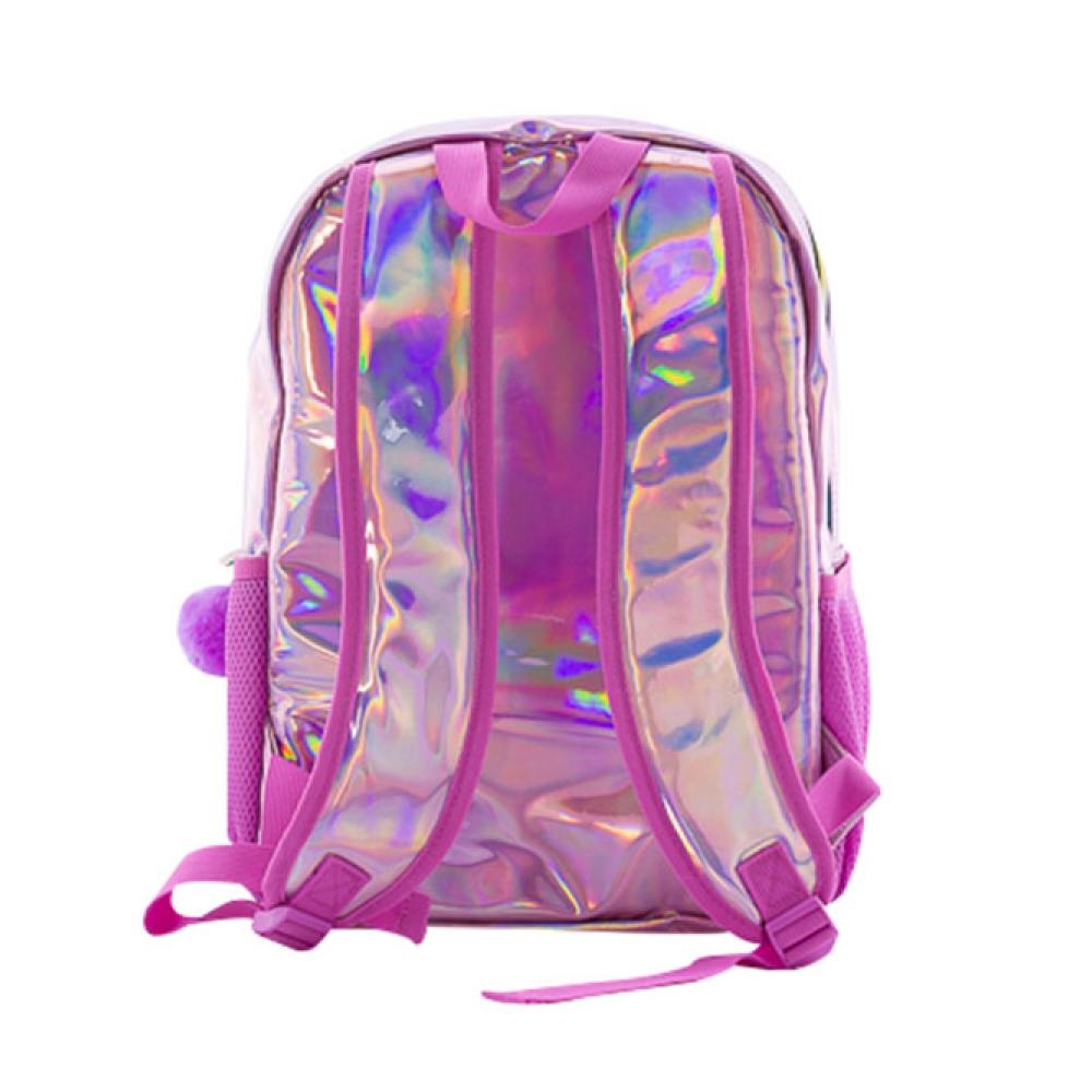 oddbiTwilight Clear Hologram Heart Bag