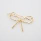 detail image2 Jinccecil ribbon hairpin - Matte Gold