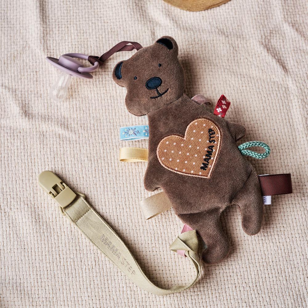 Portable mini sensory comfort "bear doll" - a regular opp packaged product( Bell sound)