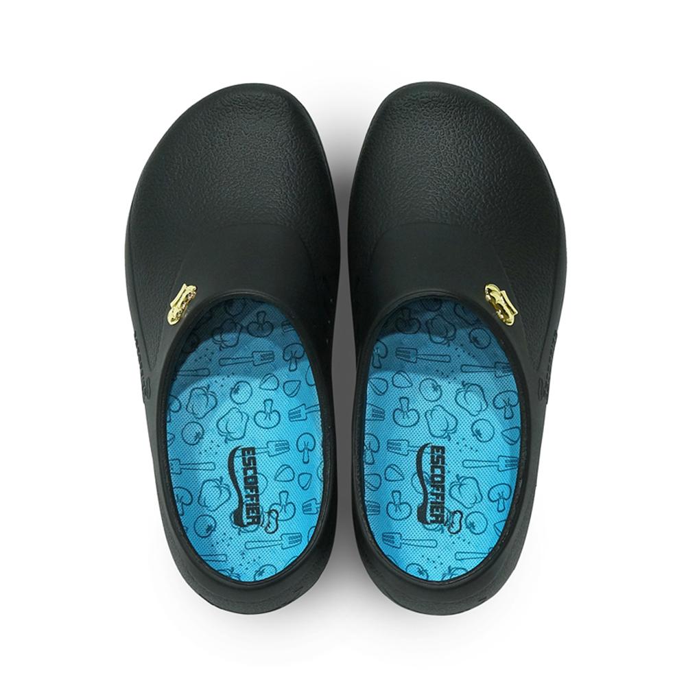 ESCOFFIER SMT-15 Kitchen Chef Shoes_Black