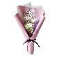 full image Hologram Mini Flower Bouquet Three snowflakes LED  (Indie Purple)