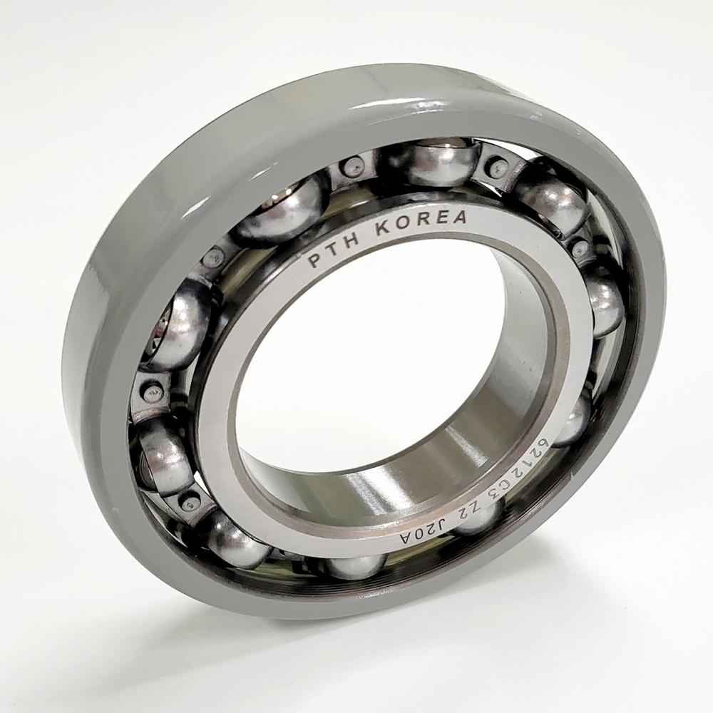 INSULATED DEEP GROOVE BALL BEARING RIVET STEEL CAGE