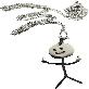 full image Shining People Funny Metal Neclace (1EA) - Titanium Steel, Cute Pendant, Frindship Jewelry, Minimal