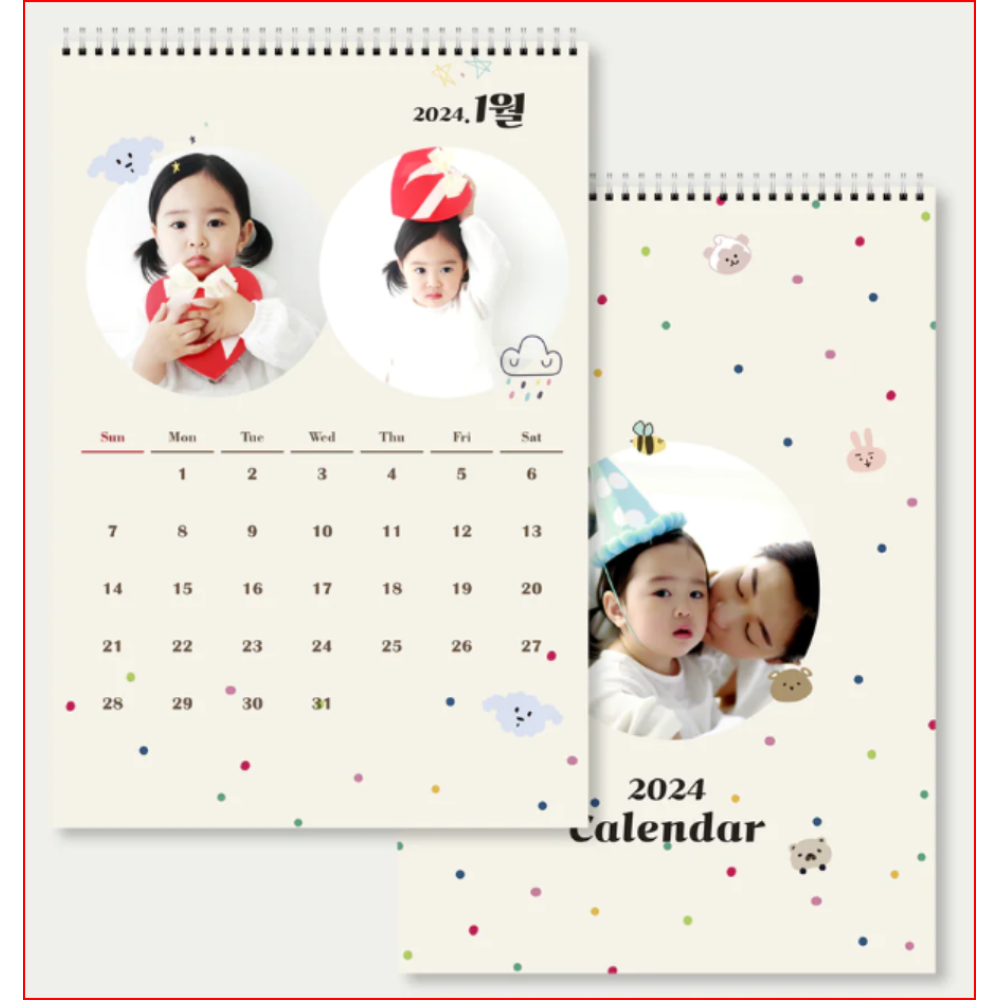 DCT family calendar Big size