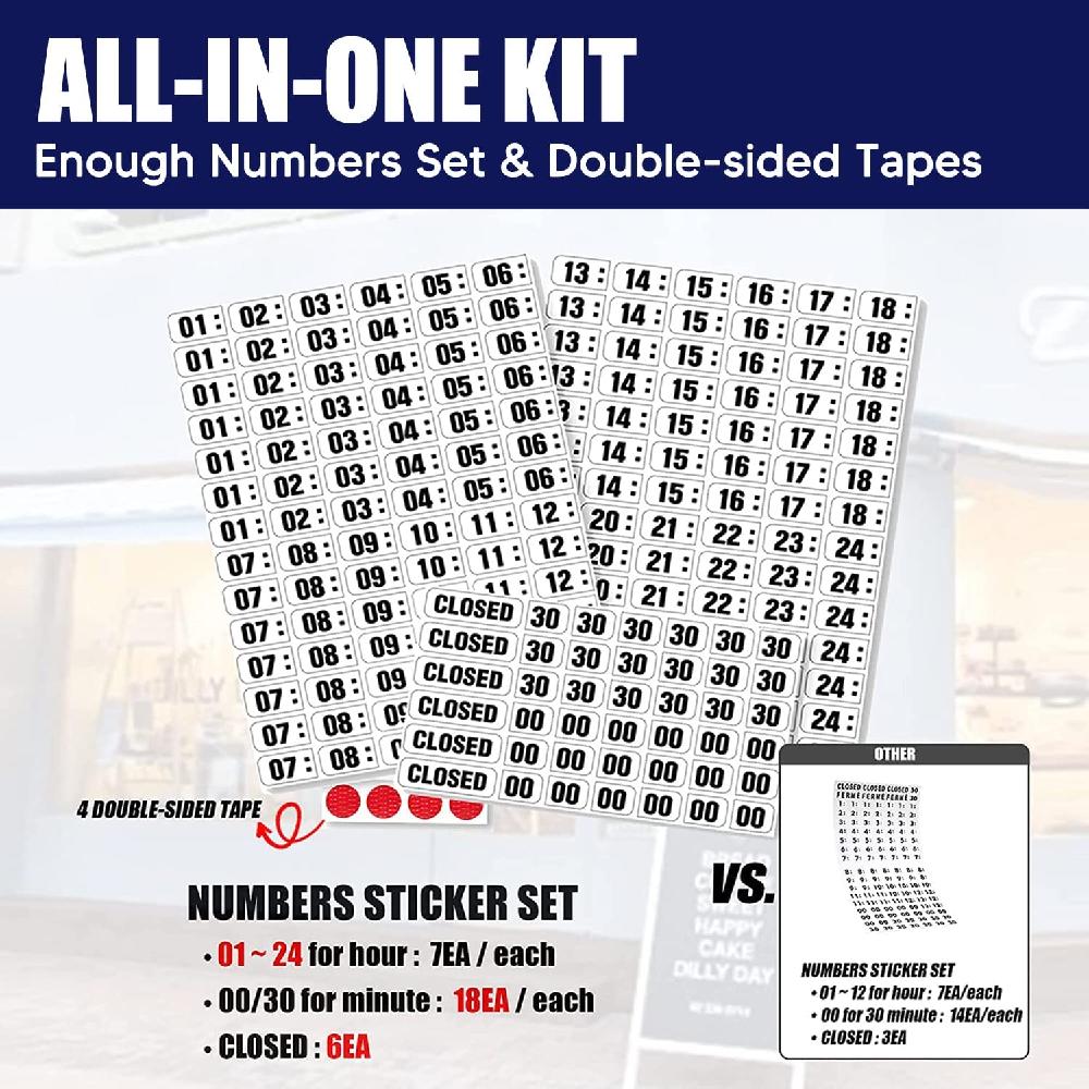 Opening Hours Sign(Black)