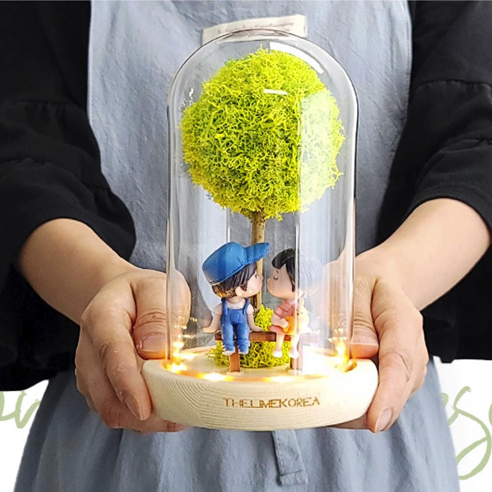 LED Sweet Glass Dome Mood Light Special Day Gift