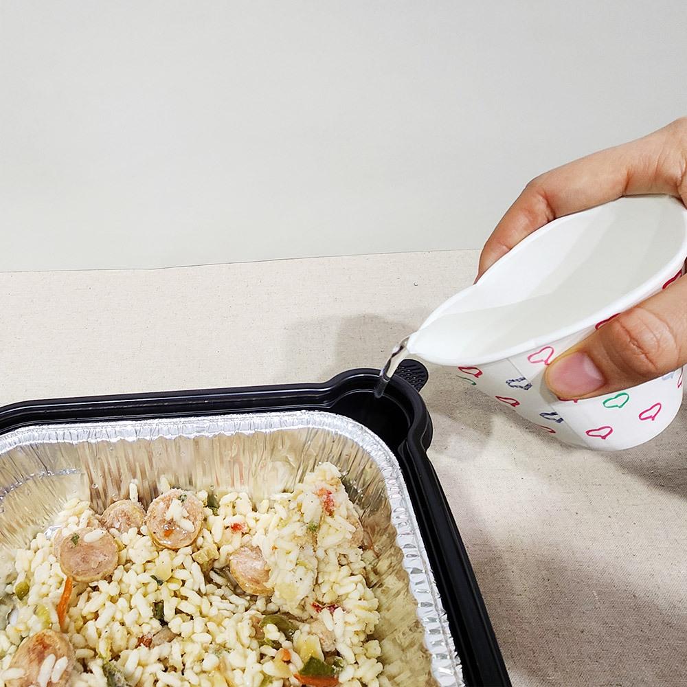 Self-heating pot box (3 sets) Outdoor camping lunchbox Water-activated salt food Disposable food