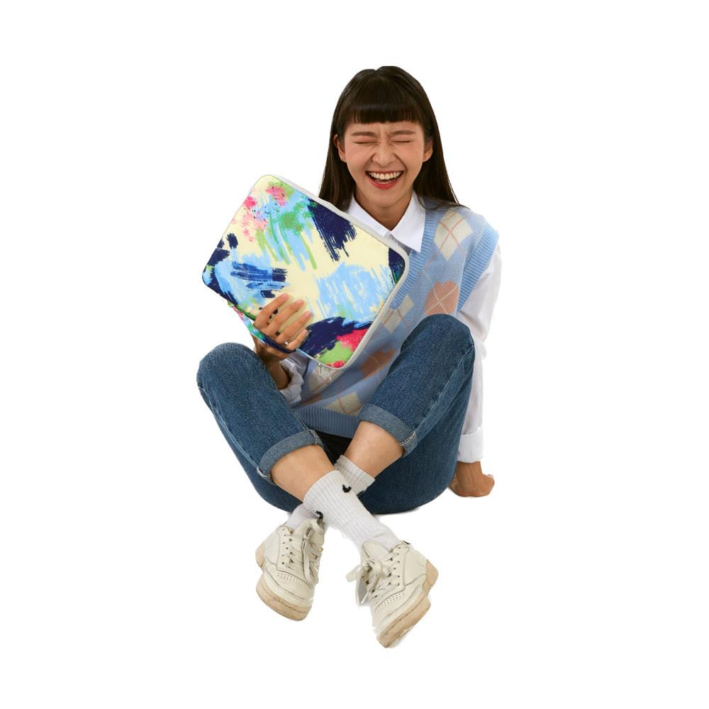 funny coloring laptop pouch