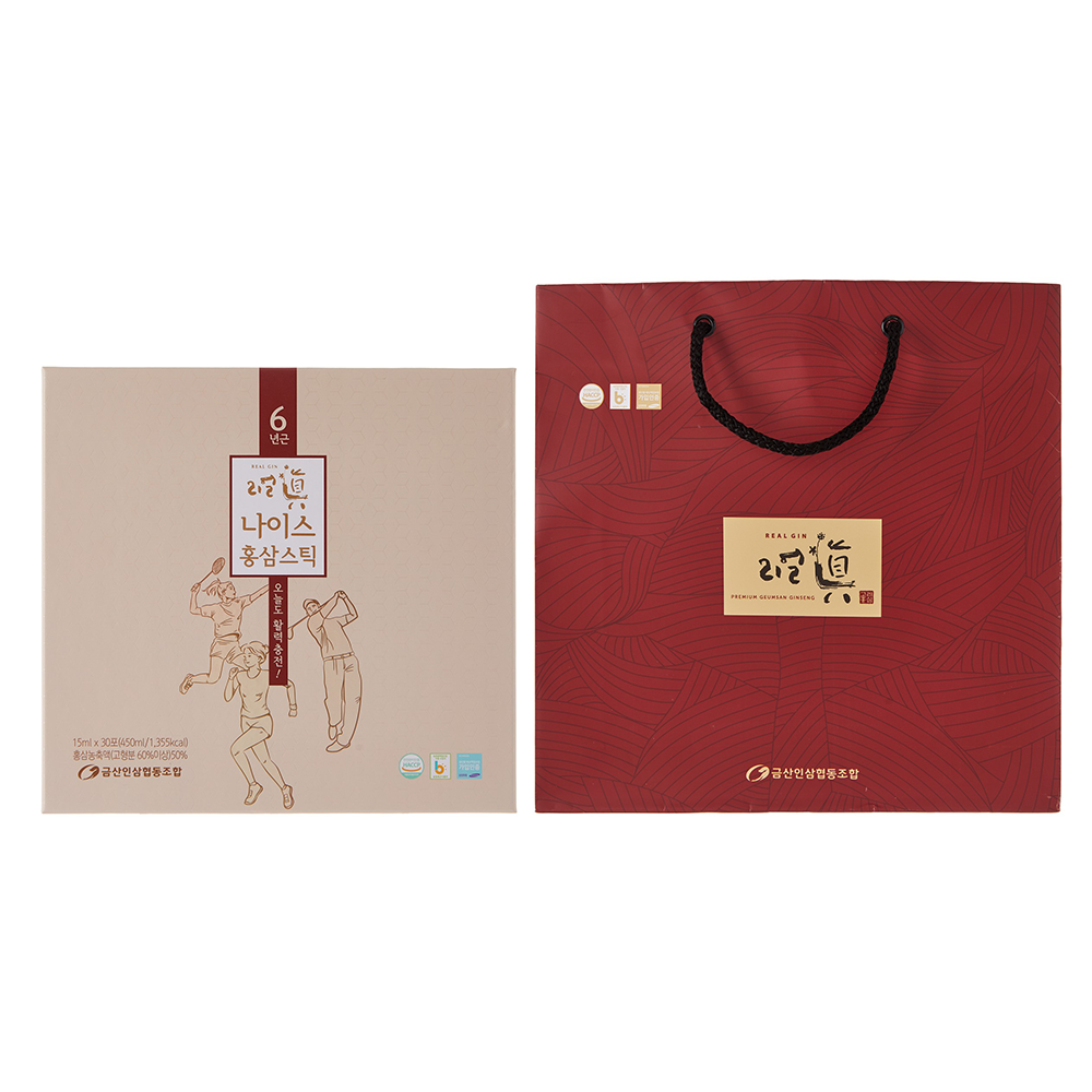 Real Gin Nice red ginseng stick 15ml x 30p