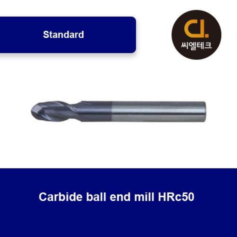 Carbide Flat End Mill (2-flute, 4-flute) HRC50(Standard)
