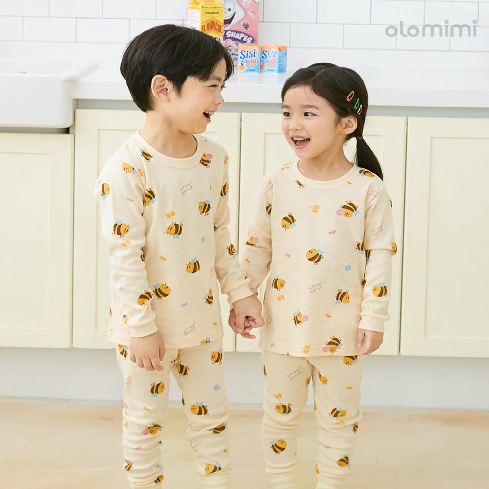 kids wear 30S 3/4 length modal <Honey Candy>