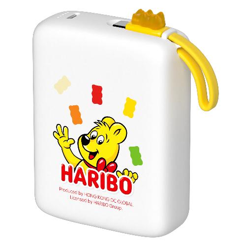 Haribo Mini Power Bank 20000mAh 22.5W PD Fast Turbo Charge with Built-in Type-C Cable