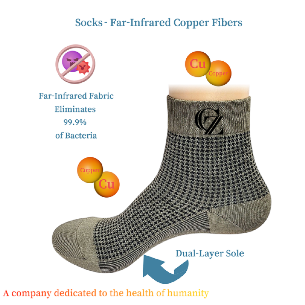 Far-infrared Toe Socks