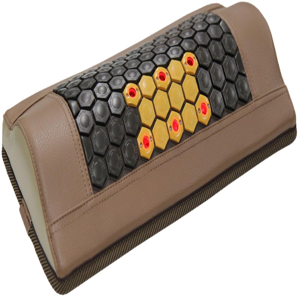 Laser Irradiator Pillow with Sulfur-ceramic Stone and Bio-Ceramic Stone