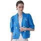 full image Linen Embroidered Volume-Sleeve Short Jacket