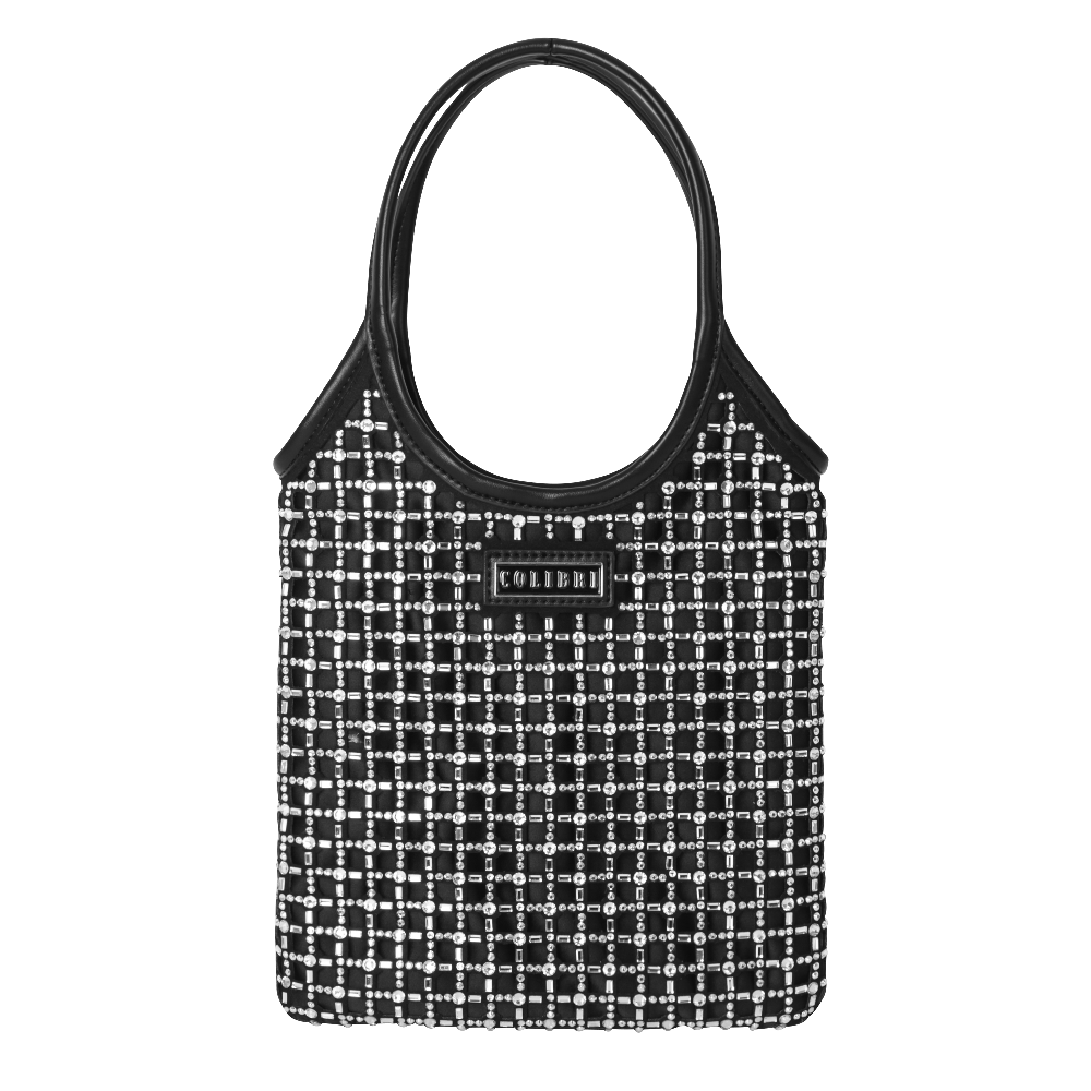 SUADE BEADED SHOPPER BAG
