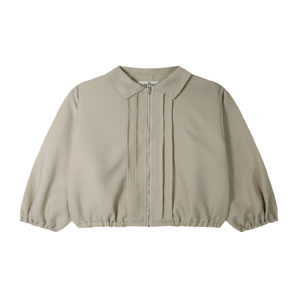 Saint Doll Children's Clothing Pintuck Blue Jacket